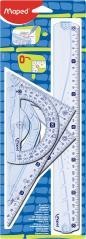 Zestaw Geometric lin., ekier., kątomierz bls MAPED