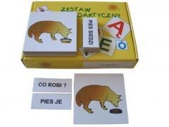 Zestaw dydaktyczny. Co robi pies?
