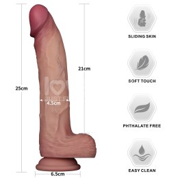 DILDO 10'' SLIDING SKIN PRO II DUAL LAYER SILICONE DONG 24-0600