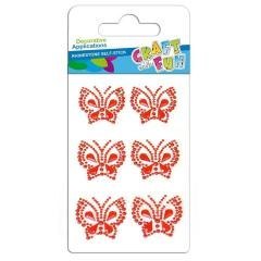 Ozdoba dekoracyjna kryształki samoprzylepne motyle