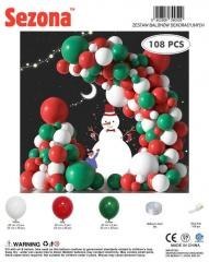 Balony Boże Narodzenie 108szt