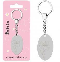 Brelok prezentowy Babcia zawsze blisko serca