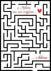Karnet B6 Walentynki - Labirynt