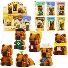 Klocki konstrukcyjne kapibara 3D 204-263el MIX