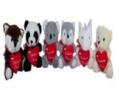 Maskotka Kocham Cię 20cm MIX