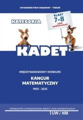 Matematyka z wesołym kangurem kategoria Kadet 2025