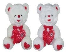 Miś z sercem 30cm MIX