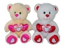 Miś z sercem 30cm MIX