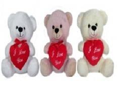 Miś z sercem 35cm MIX