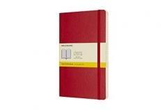 Notes Classic 13x21 kratka - czerwony MOLESKINE