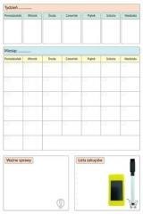 Planer magnetyczny suchościeralny 60x40cm