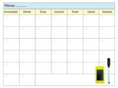 Planer magnetyczny suchościeralny tygodniowy 30x40