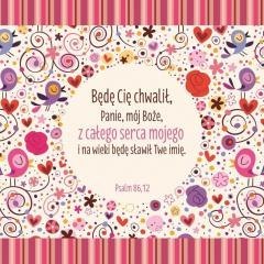 Podstawka korkowa - Będę cię chwalił