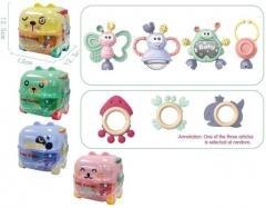 Zestaw grzechotek w walizce 5szt MIX