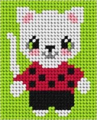 Haft. Moje pierwsze wyszywanie - Kotek