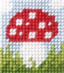 Haft. Moje pierwsze wyszywanie - Muchomorek