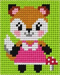 Haft. Moje pierwsze wyszywanie - Pani lis