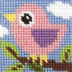 Haft. Moje pierwsze wyszywanie - Ptaszek