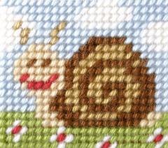 Haft. Moje pierwsze wyszywanie - Ślimak