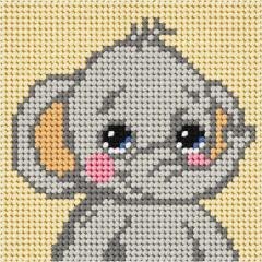 Haft. Moje pierwsze wyszywanie - Słonik