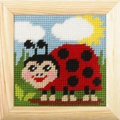 Haft z ramką. Moje pierwsze wyszywanie - Biedronka