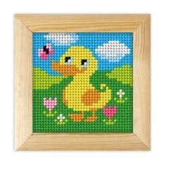 Haft z ramką. Moje pierwsze wyszywanie - Kaczuszka