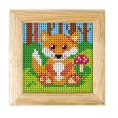 Haft z ramką. Moje pierwsze wyszywanie - Lisek