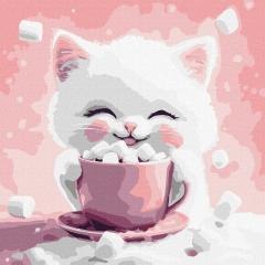 Malowania po numerach -Kakao dla kota 2 Kids 30x30