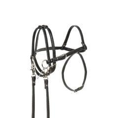 Ogłowie dla Hobby Horse Skippi ekoskóra czarne