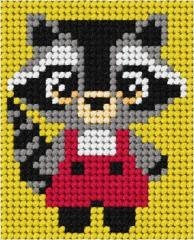 Haft. Moje pierwsze wyszywanie - Szop pracz