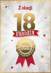 Karnet Urodziny 18