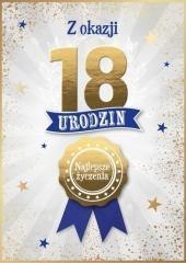 Karnet Urodziny 18