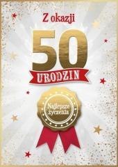 Karnet Urodziny 50