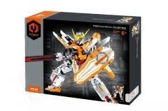 Klocki Mecha Wojownik żółty 833el