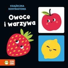 Książeczka kontrastowa. Owoce i warzywa
