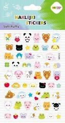 Naklejki 3D Soft Puffy Animals 110x205 HAPPY COLOR