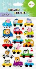 Naklejki 3D Soft Puffy Cars 110x205 HAPPY COLOR