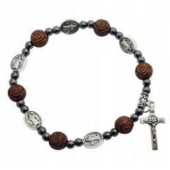 Różaniec Benedykt róża brązowa