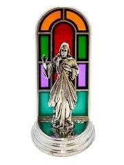 Witrażyk Jezus Miłosierny 6,5cm