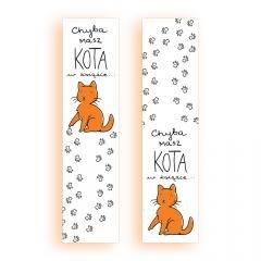 Zakładka kartonowa Masz kota w książce