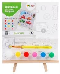 Zestaw do malowania Samochody 9el HAPPY COLOR