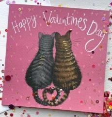 Karnet Walentynki SPRS59 Zakochane koty