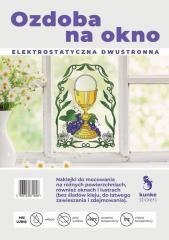 Ozdoba na okno elektrostatyczna Boże Ciało
