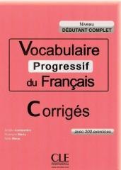Vocabulaire progressif debutant A1