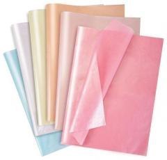 Bibuła pastelowa perłowa 50x35cm 30arkuszy