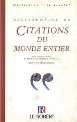 Dictionnaire usuels de citations du monde entier