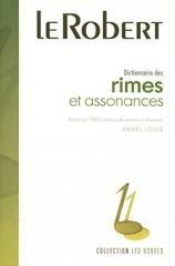 Dictionnaire usuels des rimes et assonances
