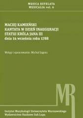 Kantata w dzień inauguracji statui króla Jana III