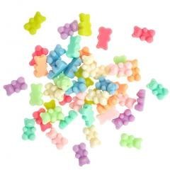 Koraliki alrylowe macaron bears 45szt