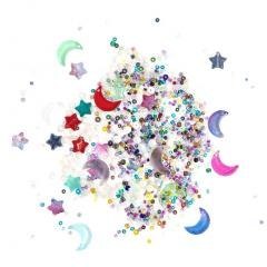 Koraliki szklane galaxy sparkle 40g